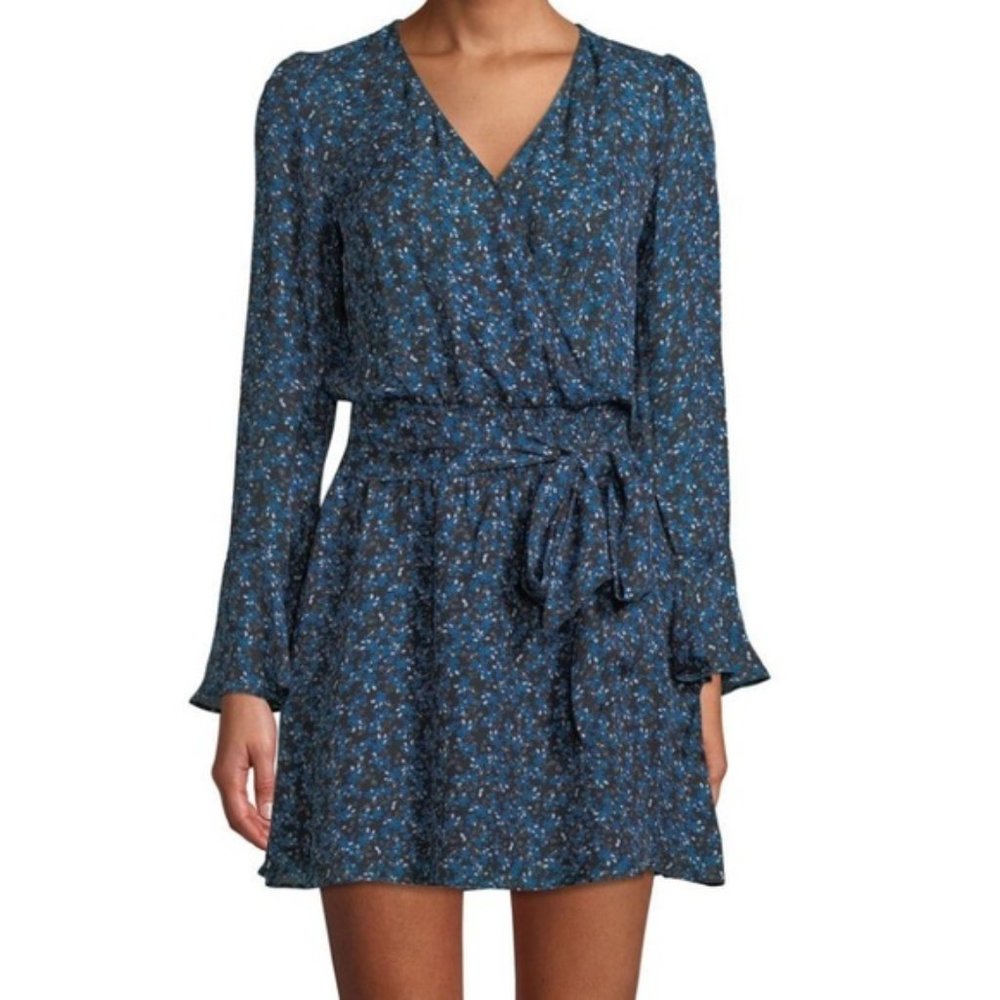 Parker Amanda Floral Silk Blend Dress